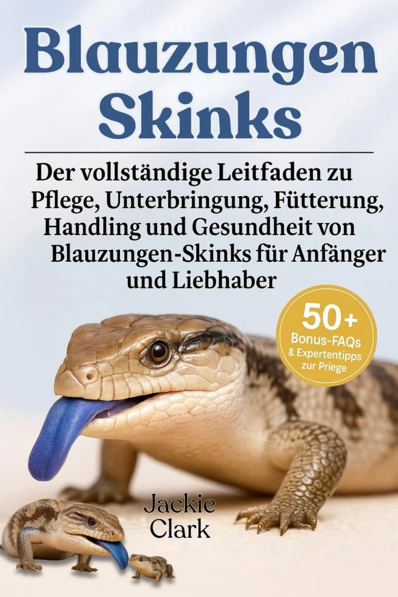 BLAUZUNGEN-SKINKS: Der vollständige Leitfaden zu Pflege, Unterbringung, Fütterung, Handling und Gesundheit von Blauzungen-Skinken für Anfänger und Liebhaber
