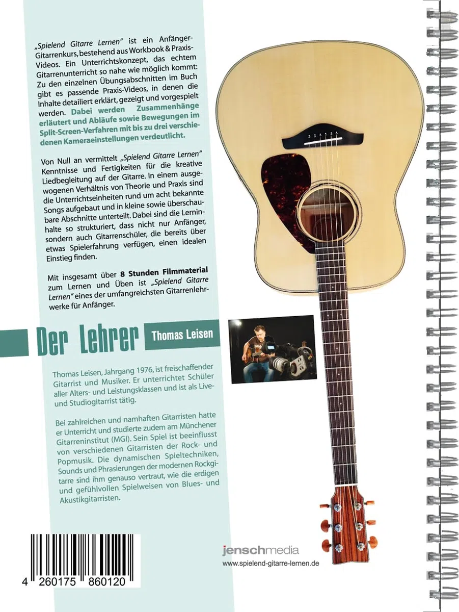Spielend Gitarre Lernen: Komplettkurs für Anfänger inkl. Lernvideos (12. Auflage)