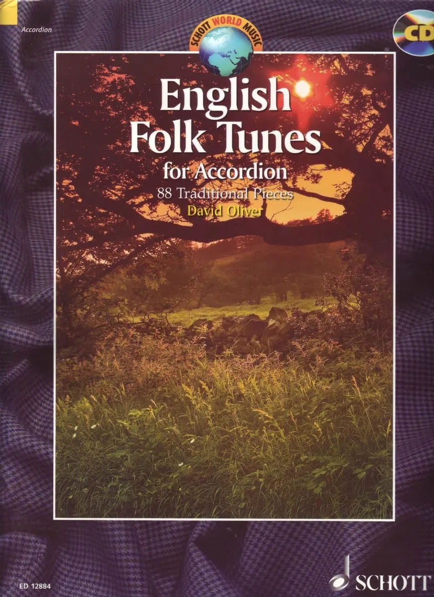 English Folk Tunes: 88 Traditional Pieces for Accordion. Akkordeon. Ausgabe mit CD. (Schott World Music)