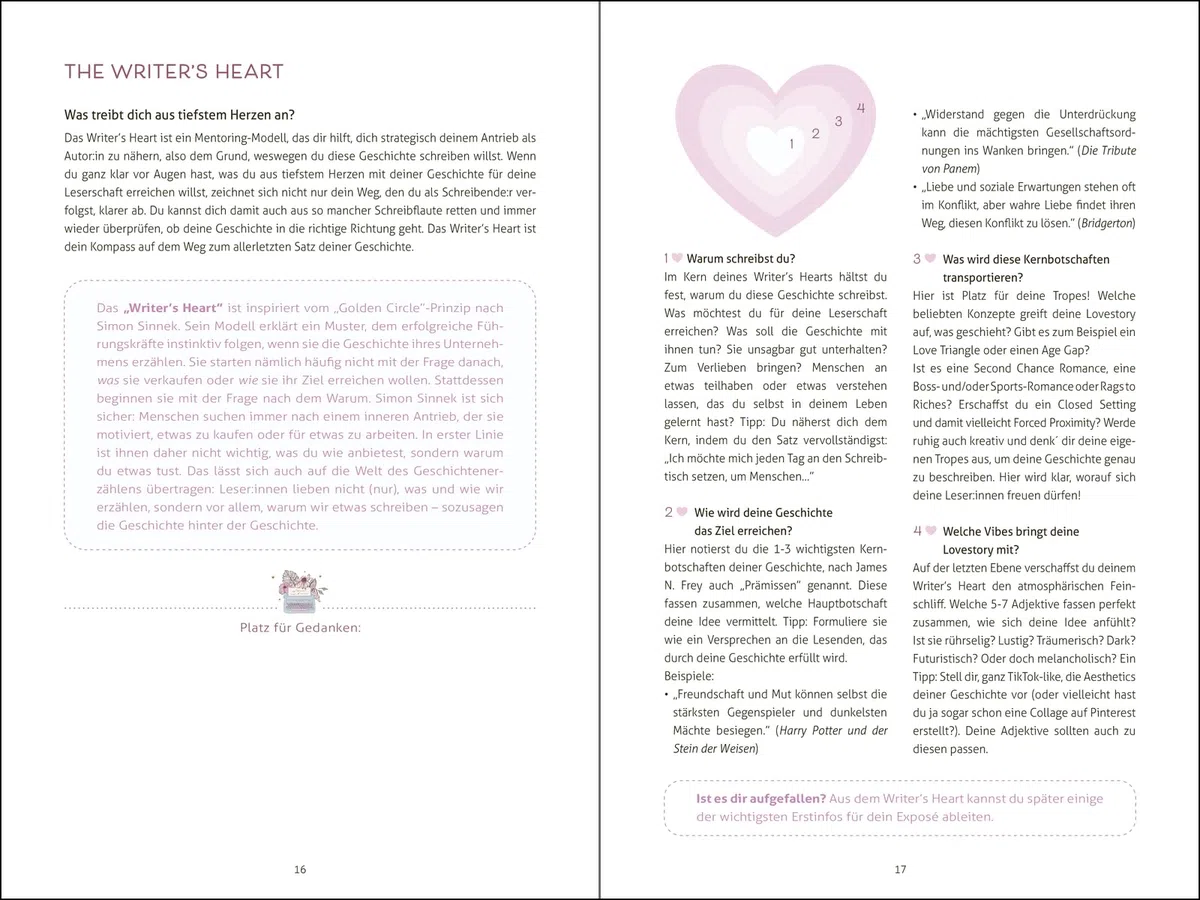 Writing Romance. Dein Schreib-Workshop für deine ultimative Lovestory: Schreibcoach für deine eigene Romance-Geschichte, mit vielen Tipps sowie pdf-Dokument zum Download