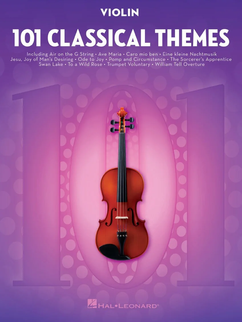 101 Classical Themes für Violine Solo | Klassische Musik Notenbuch für Violinisten | Große Sammlung für Anfänger und Fortgeschrittene | Violine ... Noten, Sammelband für Violine (VIOLON)