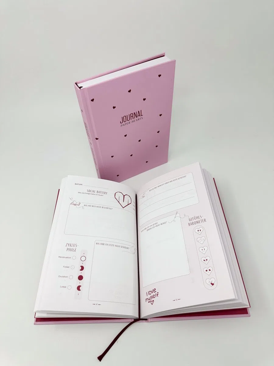 Journal: Paper Hearts | Das Buch für Deine Gefühle und Gedanken - dieses Journal ist ein Must Have!