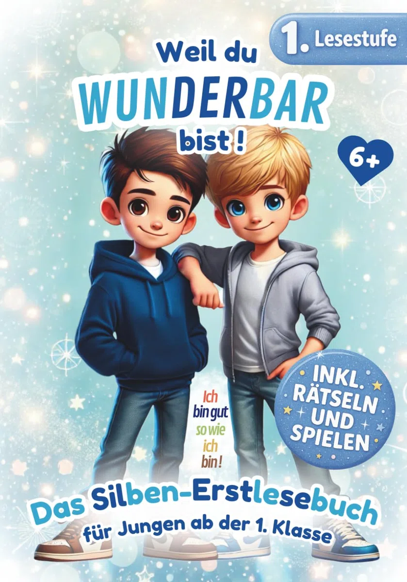 Erstlesebuch für Erstleser Jungen in der 1. Klasse: Lesen lernen mit Geschichten voller Mut und Stärke – das perfekte Geschenk für Jungs, weil du ein wunderbarer Junge bist (Lesepanda)