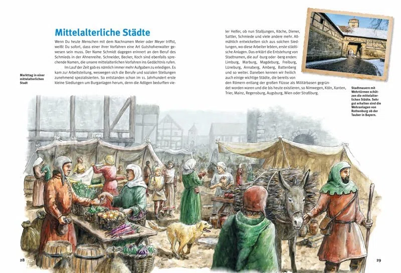 Entdecke das Mittelalter: Mit großem Mittelalterquiz (Entdecke - Die Reihe mit der Eule: Kindersachbuchreihe)