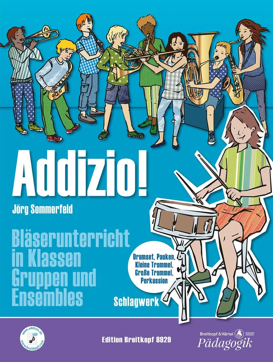 Addizio! Schülerausgabe Schlagwerk: Bläserunterricht in Klasen, Gruppen und Ensembles