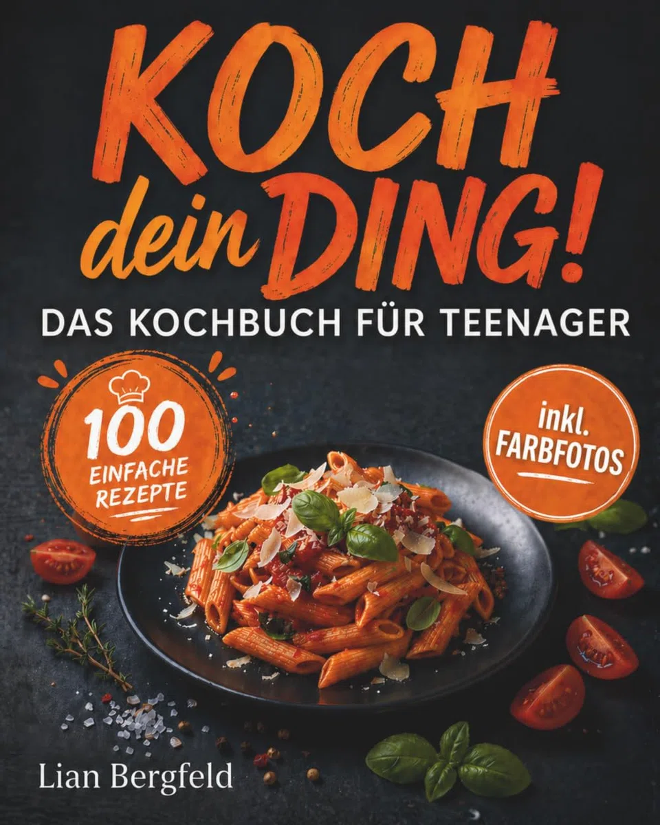 Koch dein Ding! – Das Kochbuch für Teenager: 100 einfache Rezepte mit 5-7 Zutaten, Farbfotos & Budget Tipps