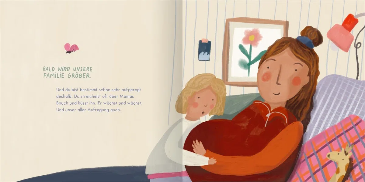 Wir. Nur noch mehr davon.: Das Geschwisterkind-Buch | Einfühlsames Bilderbuch über Familienzuwachs, von der Schwangerschaft bis zum neuen Alltag mit Geschwisterchen