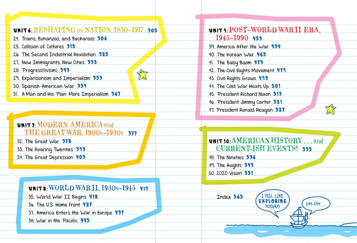 Everything You Need to Ace U.S. History in One Big Fat Notebook, 2nd Edition: The Complete Middle School Study Guide