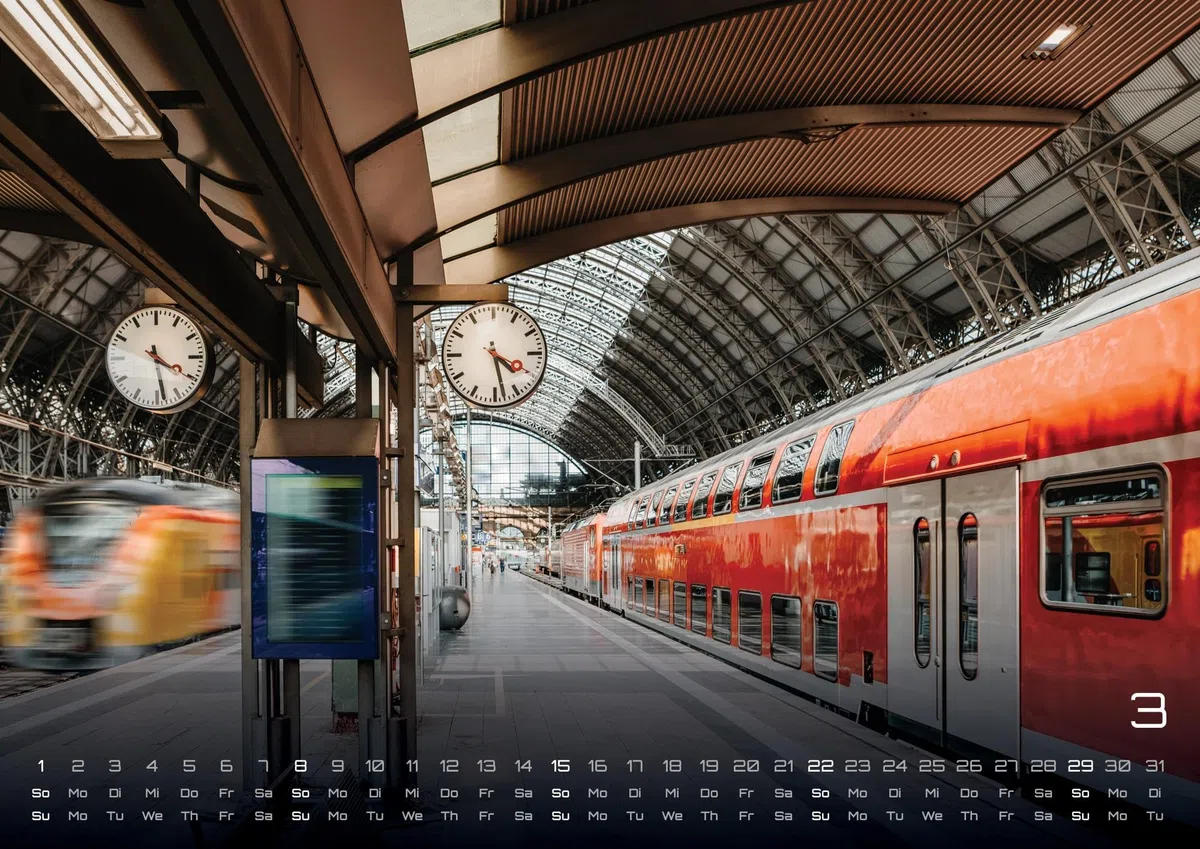Eisenbahn - faszinierende Bahnwelt - 2026 - Kalender DIN A3: Der Wandkalender mit den schönsten Motiven für alle Eisenbahn-Romantiker für das Jahr 2026 im Format DIN A3 (ca. 42 x 30 cm)!