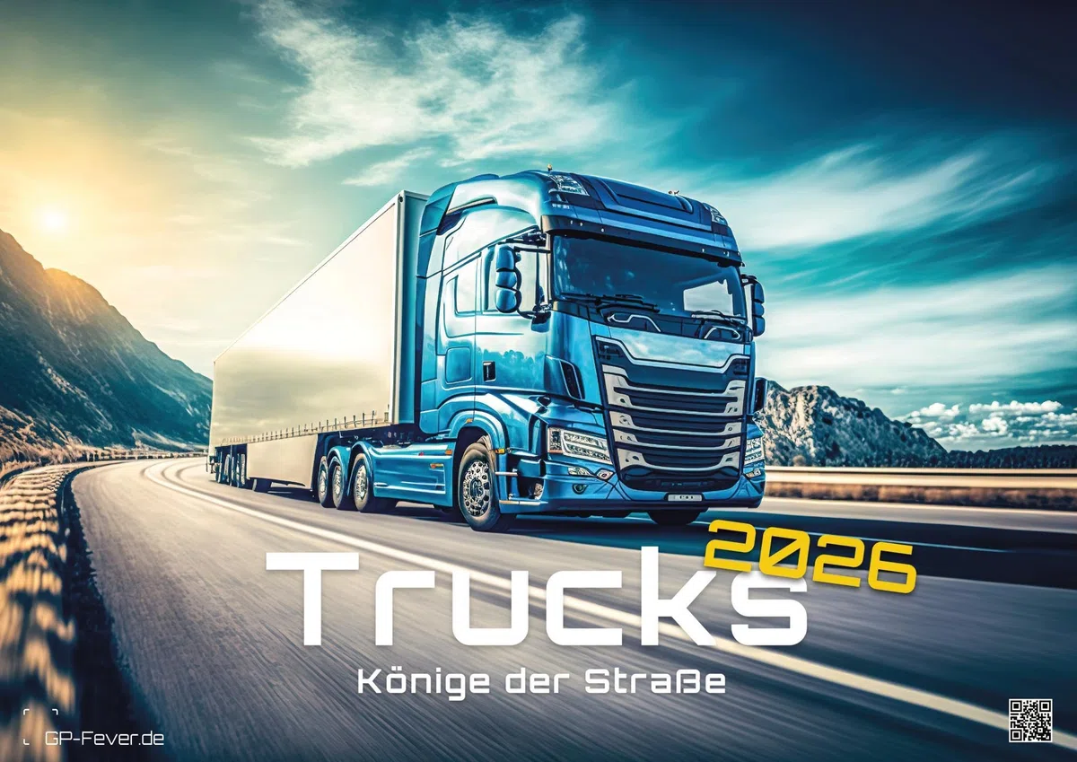 Trucks - Könige der Straße - LKW - 2026 - Kalender DIN A3: Der Wandkalender mit den besten LKW's auf unseren Straßen für das Jahr 2026 im Format DIN A3 (ca. 42 x 30 cm)!