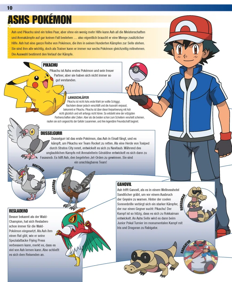 Pokémon Handbuch: Das ultimative Lexikon: Aktualisierte und überarbeitete Neuausgabe | Die komplette Reise von Ash und Pikachu | ab 6 Jahren