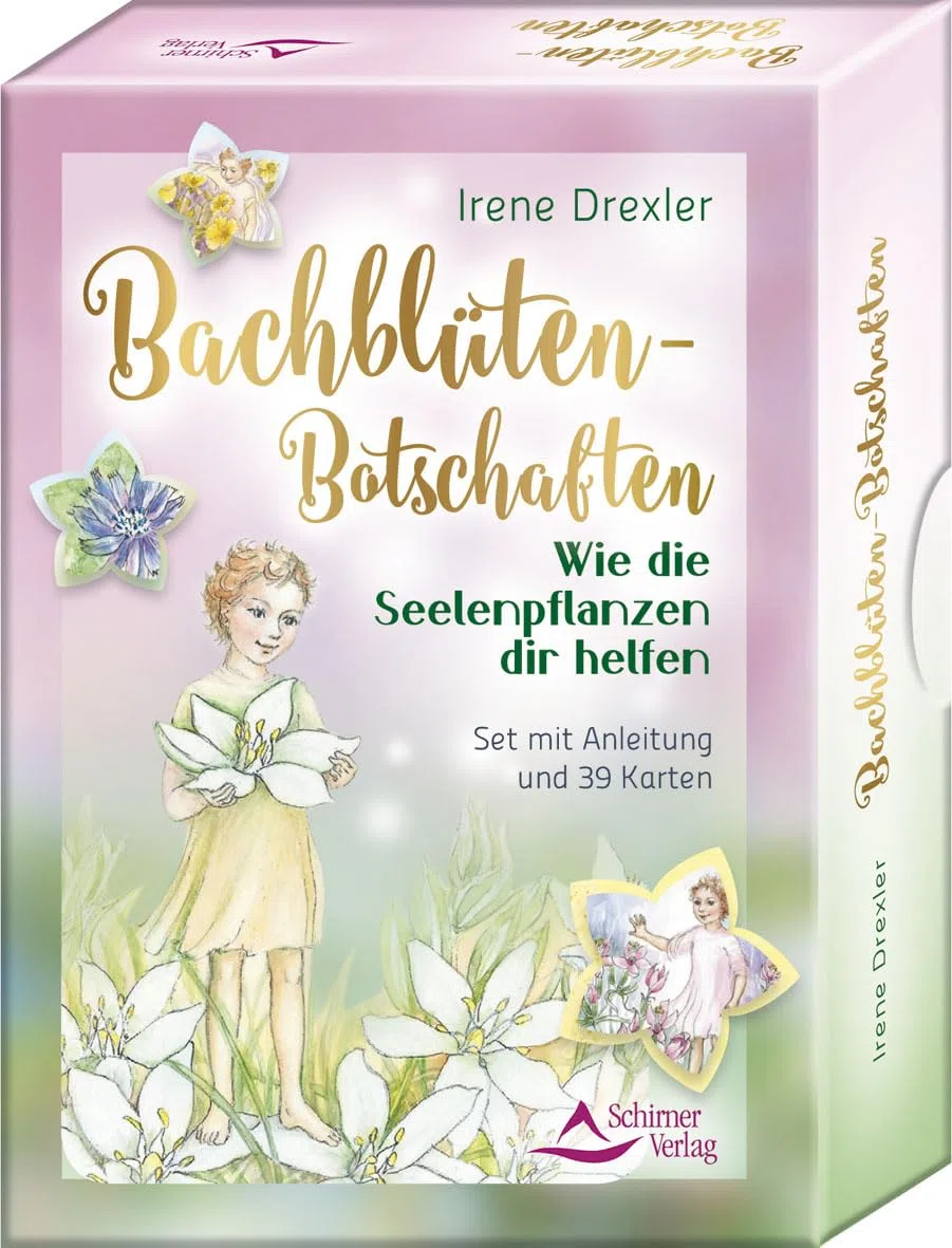 Bachblüten-Botschaften - Wie die Seelenpflanzen dir helfen: Set mit Anleitung und 39 Karten