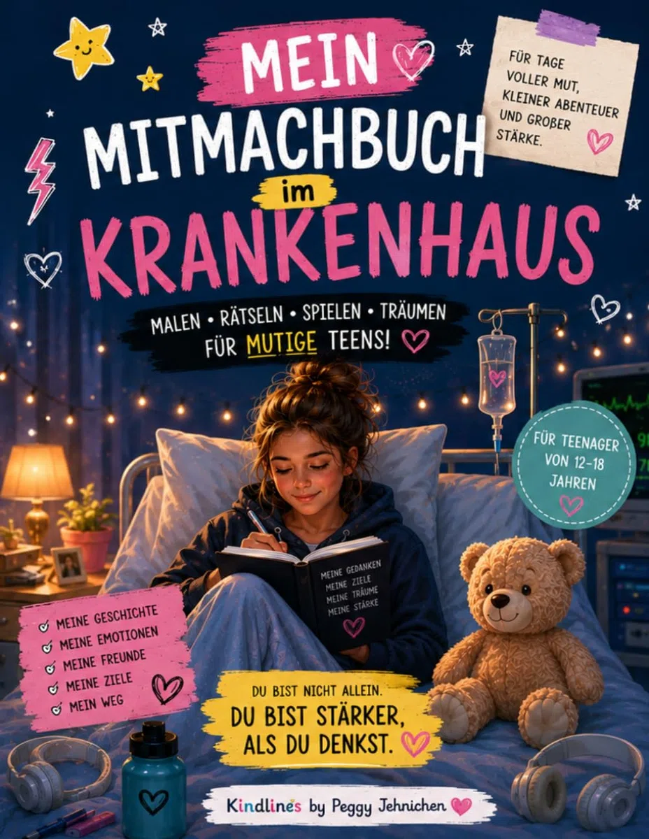 Mein Mitmachbuch im Krankenhaus - für Teenager: ,,Dein Begleiter für schwere Tage, starke Gefühle und neue Hoffnung"