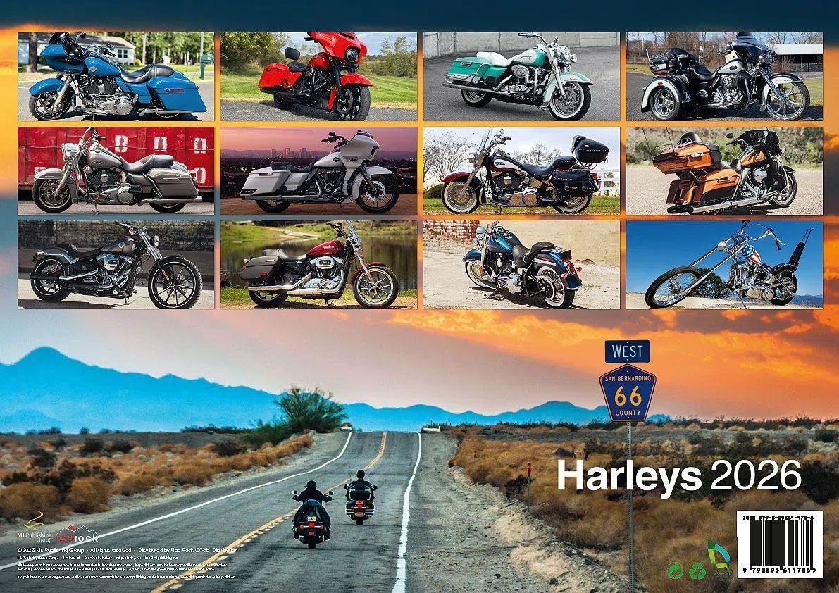 Harleys 2026 - Der Harley Davidson Kalender