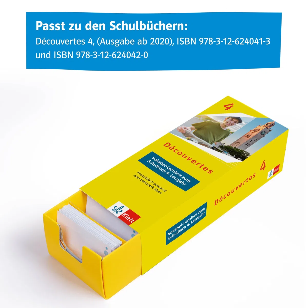 Découvertes 4 (ab 2020) - Vokabel-Lernbox zum Schulbuch 4. Lernjahr: Französisch passend zum Lehrwerk üben (Découvertes. Ausgabe 1. oder 2. Fremdsprache ab 2020)