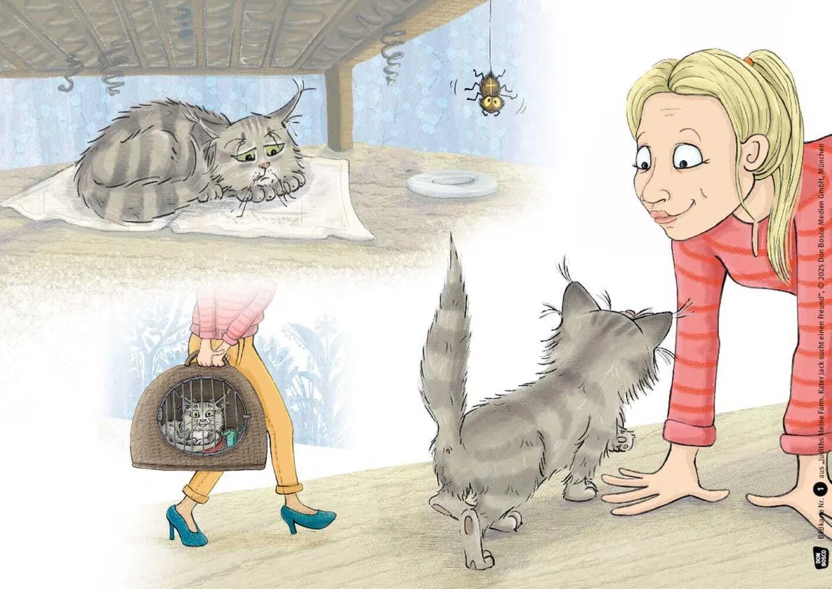 Judiths kleine Farm. Kater Jack sucht einen Freund. Kamishibai Bildkartenset: Entdecken – Erzählen – Begreifen: Bilderbuchgeschichten. Natur mit ... für unser Erzähltheater)