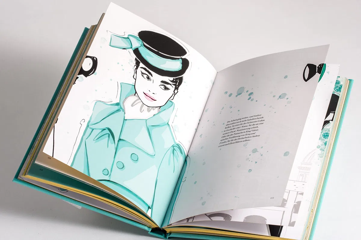 Audrey Hepburn: Die zauberhafte Welt der Stilikone (Megan Hess: Bewegte Leben aus der Modewelt, Band 3)