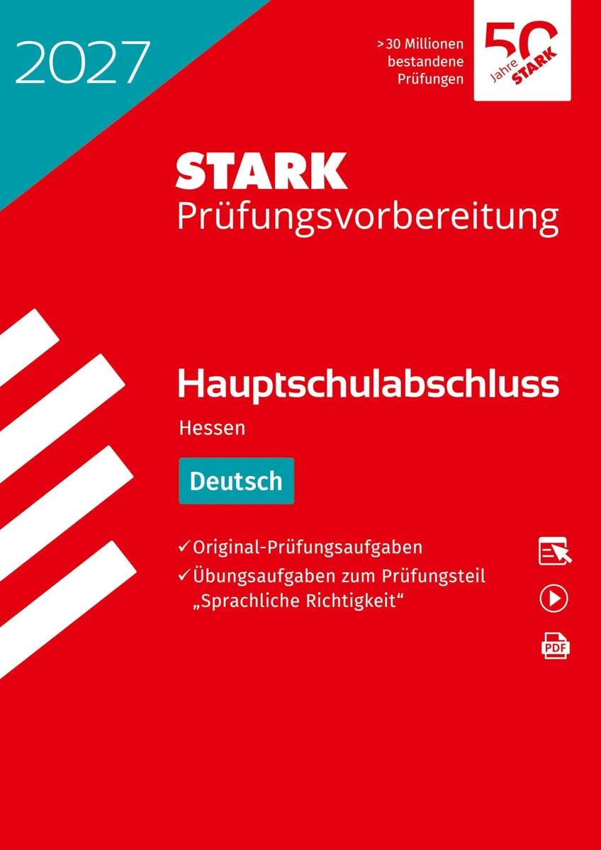 STARK Deutsch - Hauptschulabschluss 2027 Hessen - Prüfungsvorbereitung (Abschlussprüfungen)