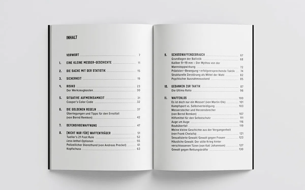 Das Messer – Wie Du Dich gegen die alltägliche Gefahr schützen kannst – Black Book 16