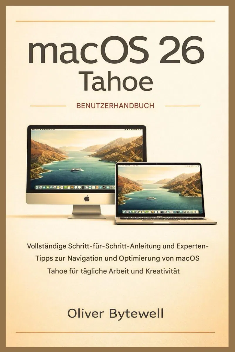 macOS 26 Tahoe Benutzerhandbuch: Vollständige Schritt-für-Schritt-Anleitung und Expertentipps zur Navigation und Optimierung von macOS Tahoe für tägliche Arbeit und Kreativität