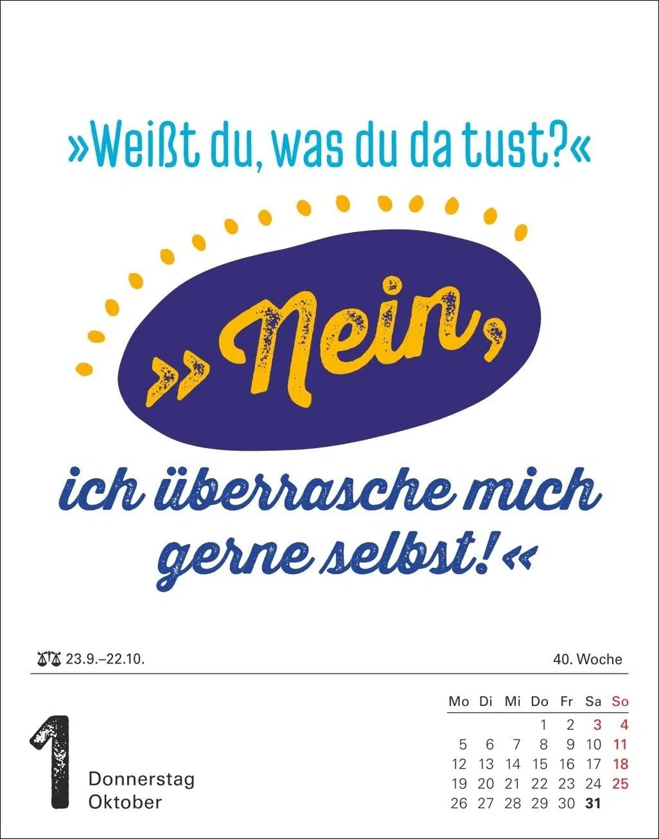 Lange Rede kurzer Gin Tagesabreißkalender 2026 - Der Sprüche-Kalender: Lustiger Tageskalender mit originellen Sprüchen. Humorvoller Tischkalender 2026 ... witzigen Weisheiten (Tischkalender Harenberg)