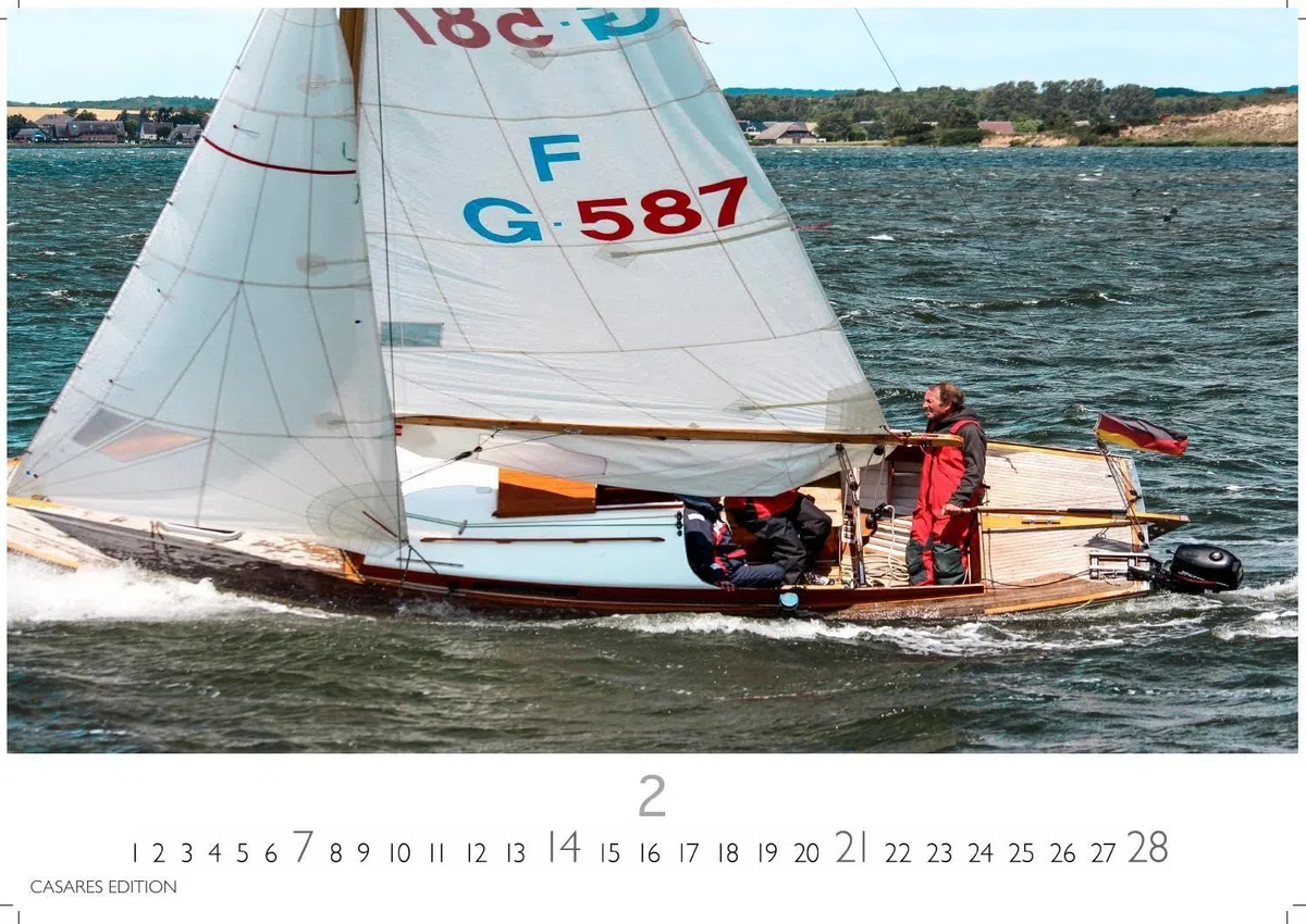 Segeln Kalender 2027 – Wandkalender | Fotokalender |Segelkalender Kalender für Segelliebhaber, Sportkalender 24x35cm