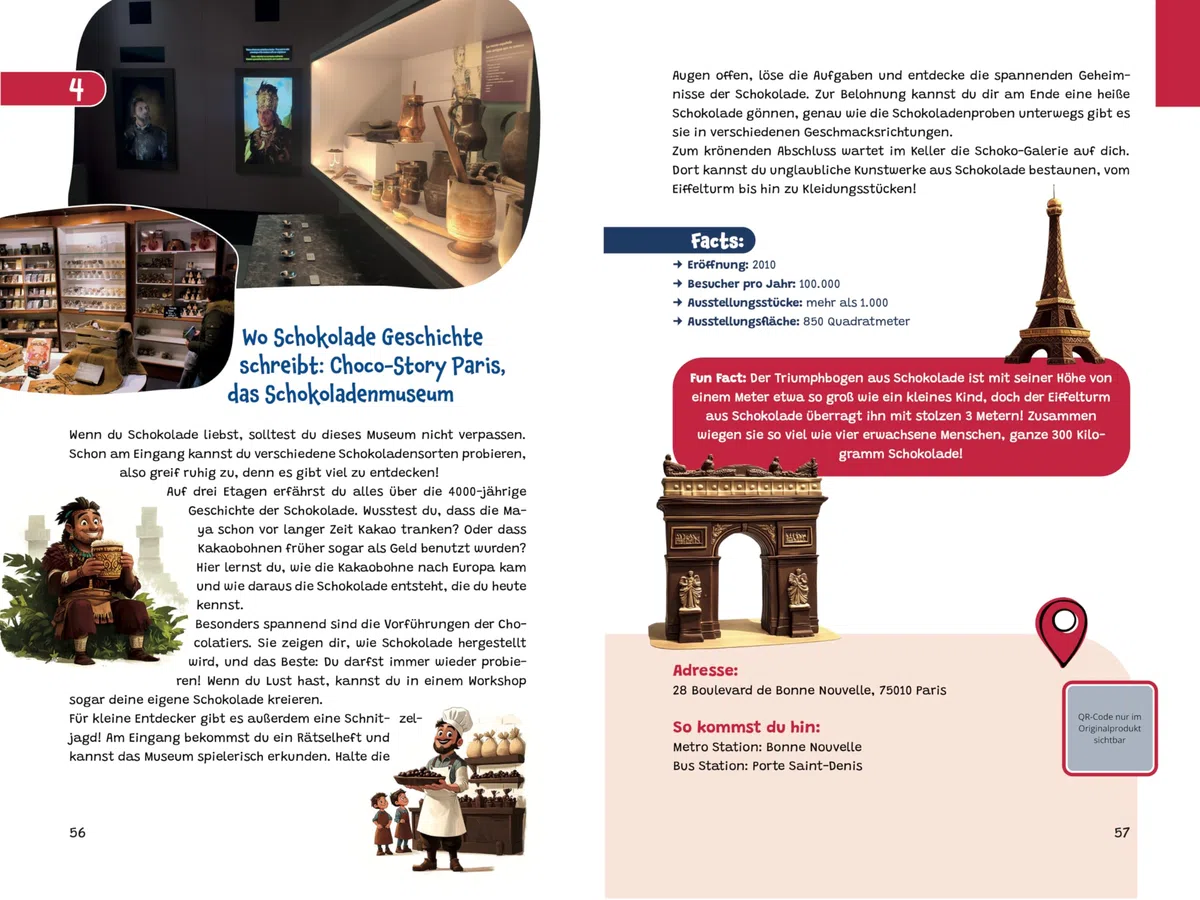 Spannendes Paris! Reiseführer für neugierige Kids: Voller Abenteuer, kniffliger Rätsel, vielseitigen Touren, Sehenswürdigkeiten und Geheimtipps (Spannende Städte! – Reiseführer für neugierige Kids)