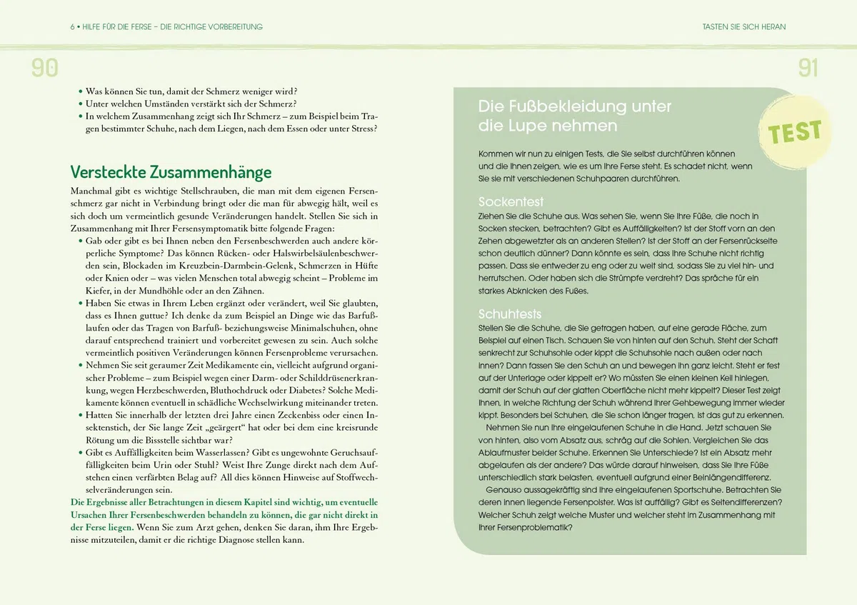Das Buch für die Ferse: Ganzheitliche Gesundheit für Ferse, Fersensporn und Achillessehne - Füße gut, alles gut