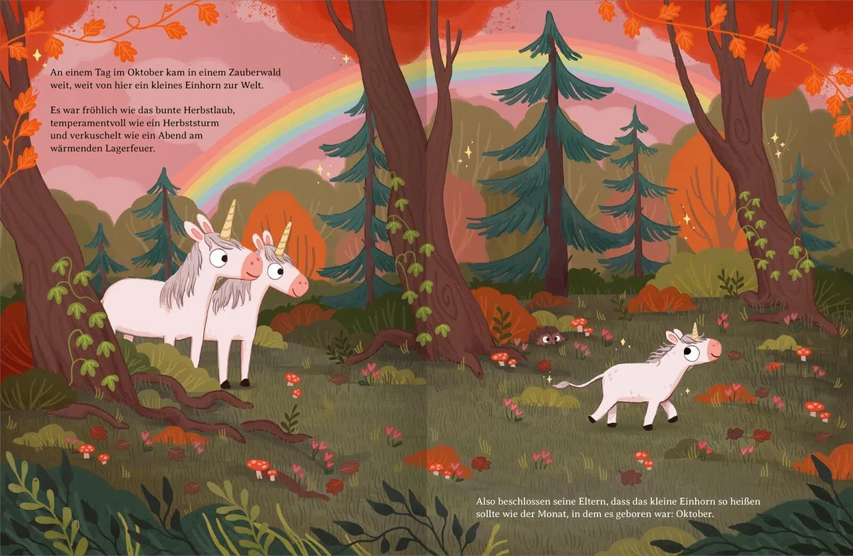 Ein Einhorn namens Oktober: Ein Bilderbuch über die Zauberkraft, die in uns allen steckt | Eine Geschichte über Freundlichkeit und Empathie | für Kinder ab 3 Jahren