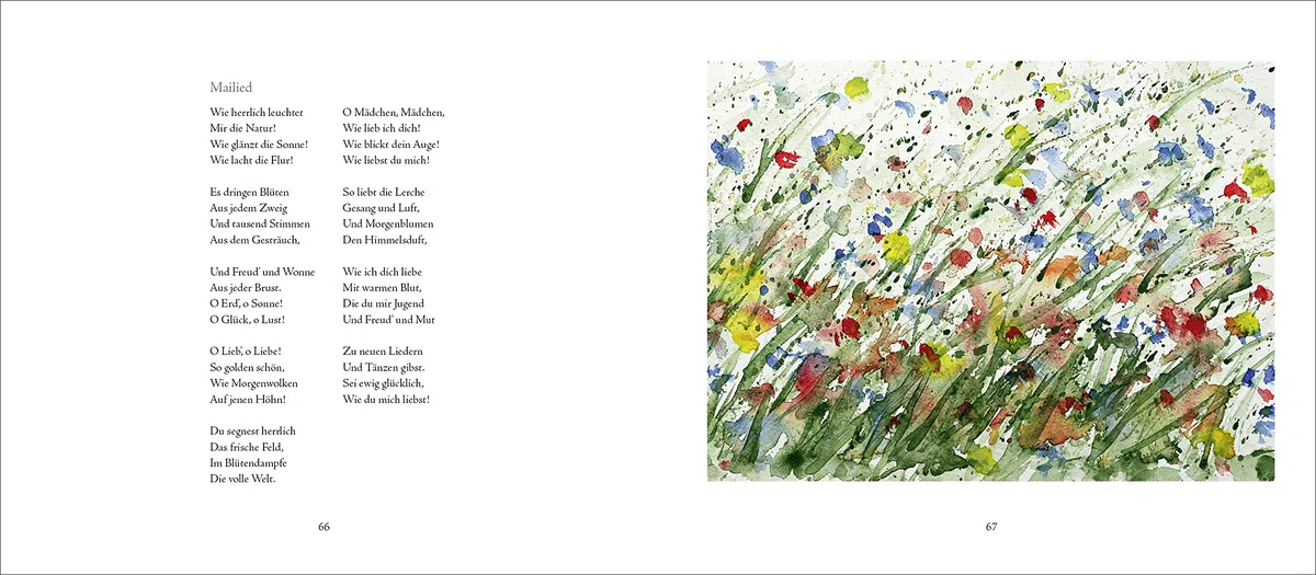 Es dringen Blüten aus jedem Zweig (Literatur und Aquarelle)