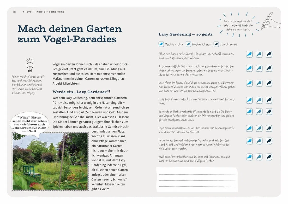 Dein Projekt. Dein Guide. Gartenvögel einladen & verwöhnen: from zero to hero