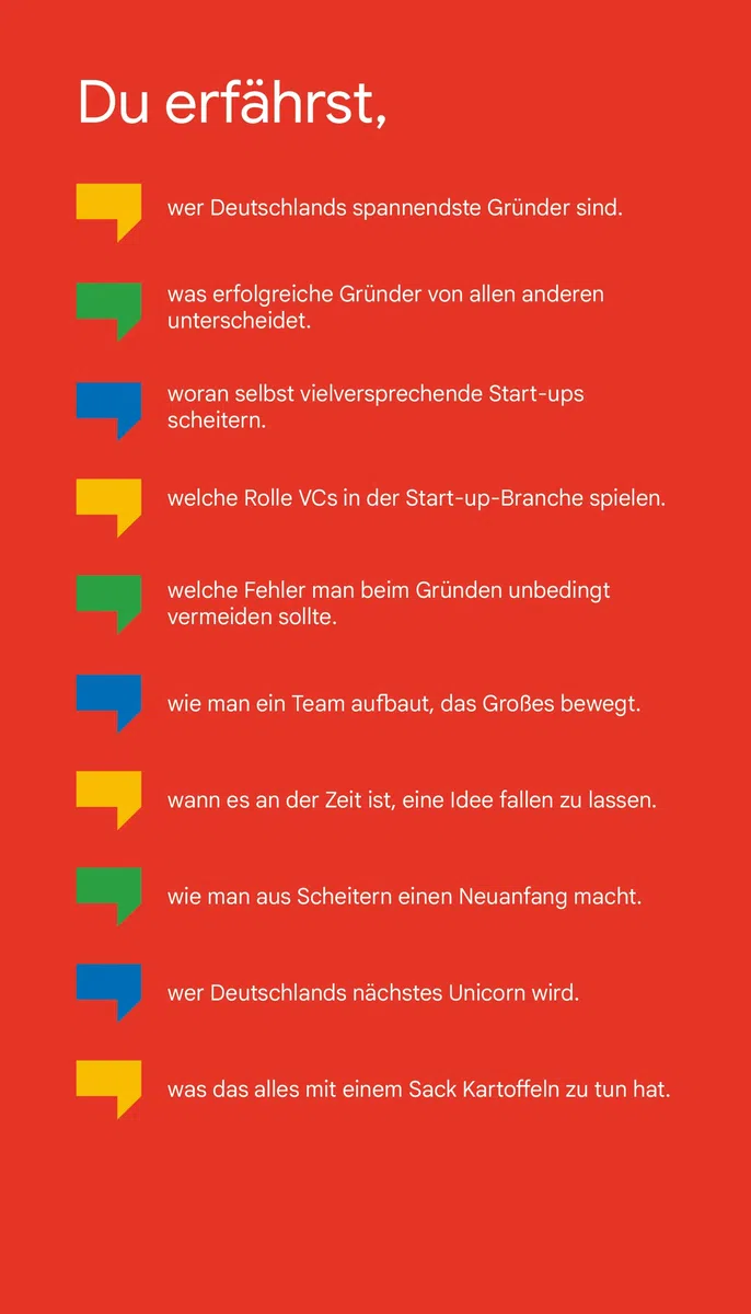 Founders' Stories 2: Was wir von Deutschlands spannendsten Gründern lernen können