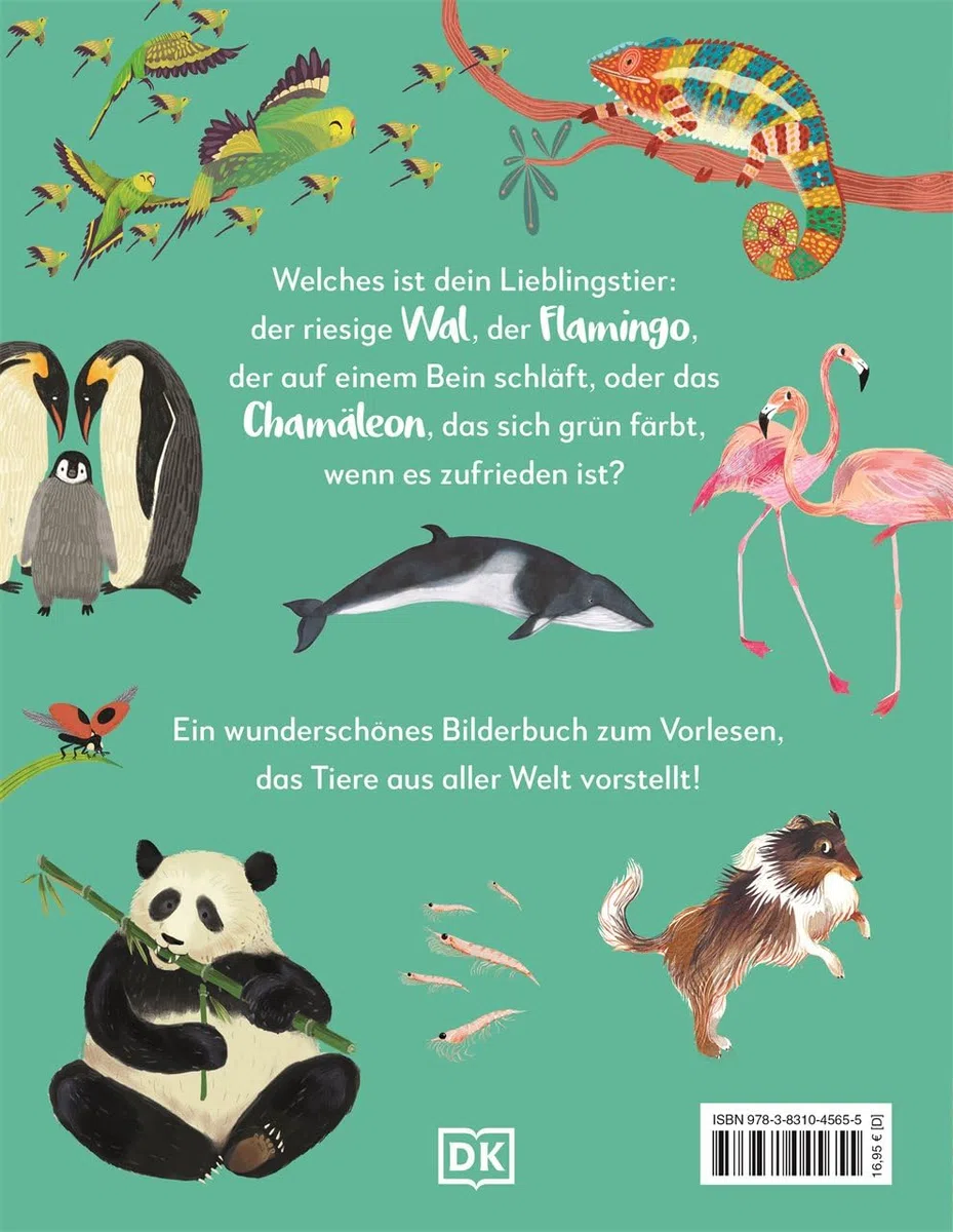Mein liebstes Buch der Tiere: Von Zebra, Oktopus und Papagei: 100 Tiere entdecken. Ein wunderschönes erstes Tierbilderbuch. Für Kinder ab 3 Jahren