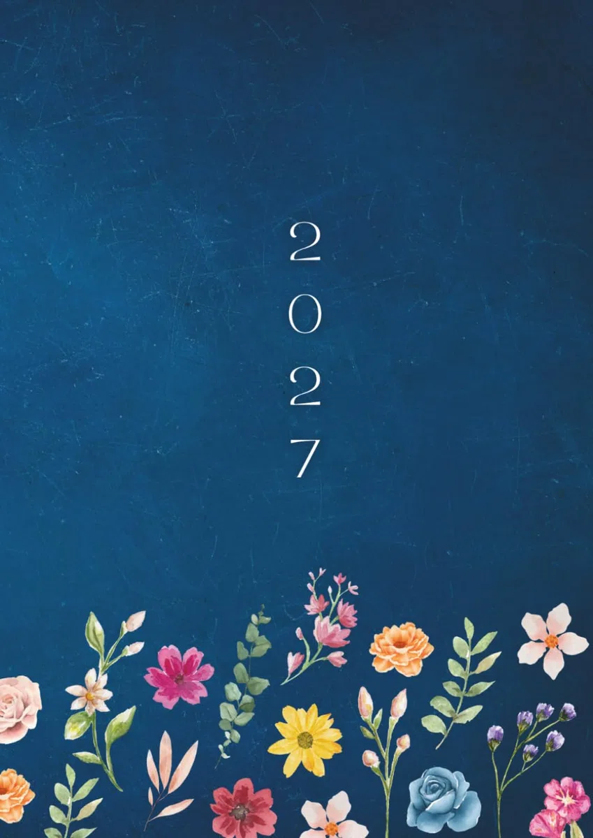 2027: A4 Kalenderbuch 1 Tag 1 Seite mit Uhrzeiten | Großer XXL Kalender 394 Seiten | auch Samstag und Sonntag | Terminplaner | Tagebuch | Notizbuch | Studienplaner | Praxisplaner | Reservierungsbuch
