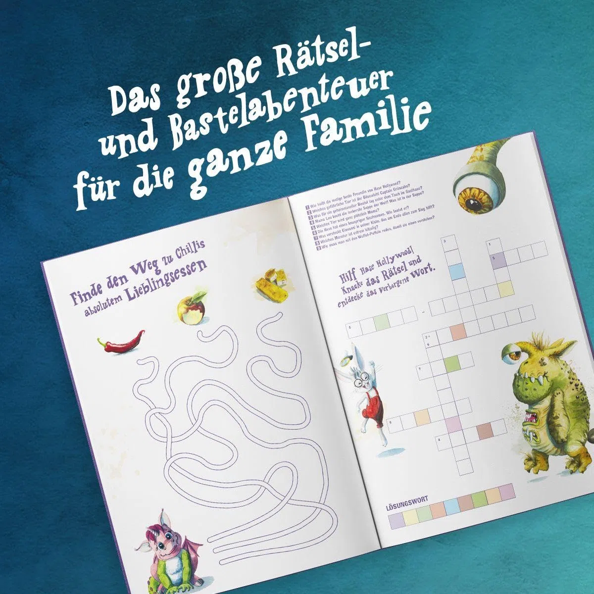 Hase Hollywood – Das große Mal-, Rätsel- und Bastelbuch