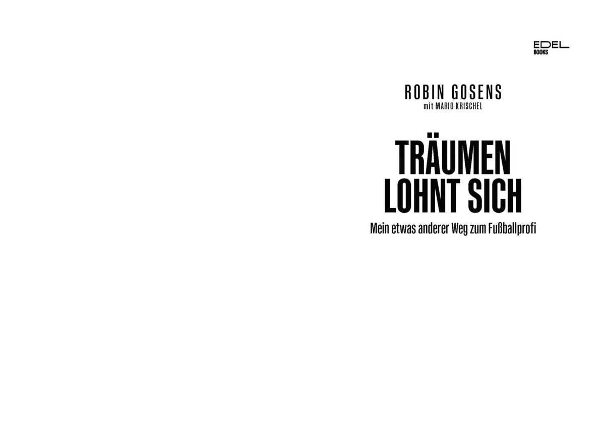 Träumen lohnt sich. Mein etwas anderer Weg zum Fußballprofi