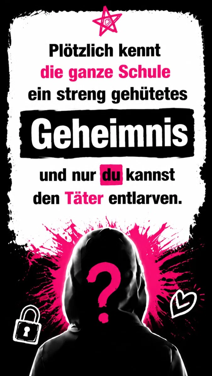 Wer hat Sarahs Crush geleakt? Das mysteriöse Rätselbuch für clevere Teenager: Kombiniere knifflige Hinweise und löse den geheimen Fall | Kreatives Geschenk für Mädchen ab 12 Jahren