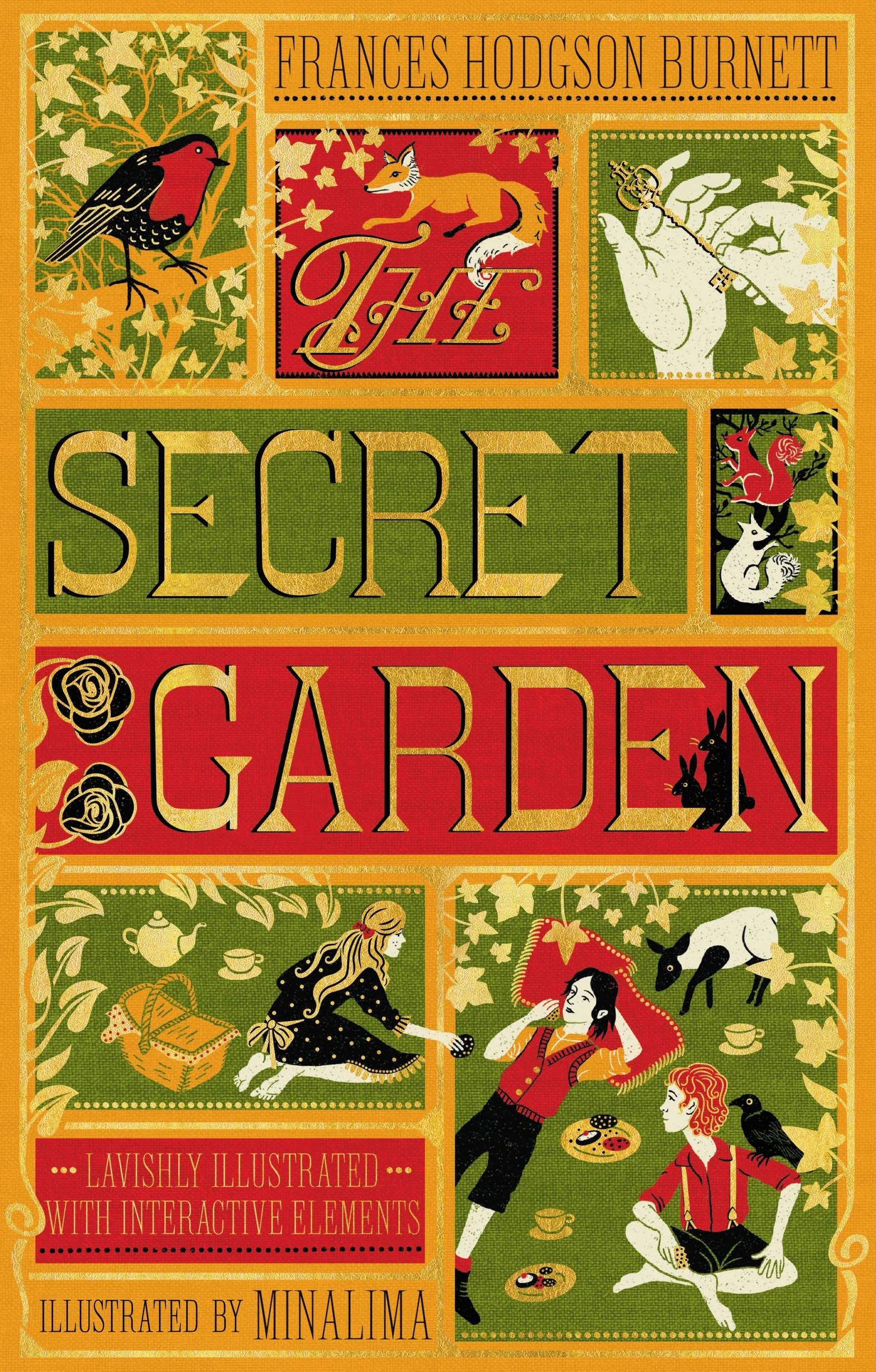 The Secret Garden (MinaLima Edition) (Illustrated with Interactive Elements): Frances Hodgson Burnett & Minalima