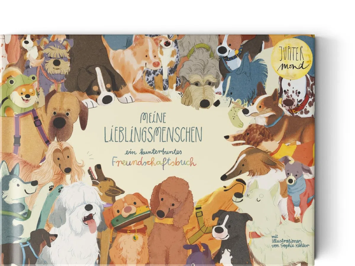Meine Lieblingsmenschen: Ein kunterbuntes Freundschaftsbuch