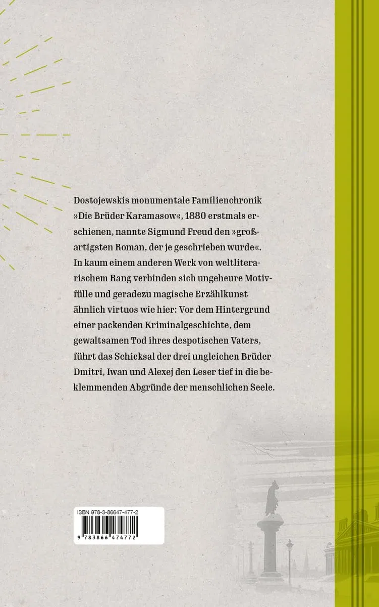 Die Brüder Karamasow: Roman in vier Teilen und einem Epilog (Weltliteratur Dünndruckausgabe, Band 18)