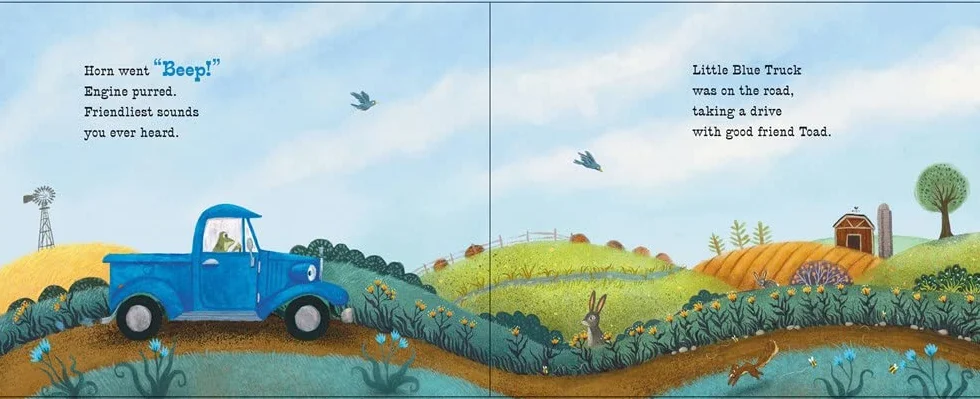 Little Blue Truck Makes a Friend: A Farmyard Story About Welcoming New Friends for Children (Ages 4–8) (Little Blue Truck, 17)