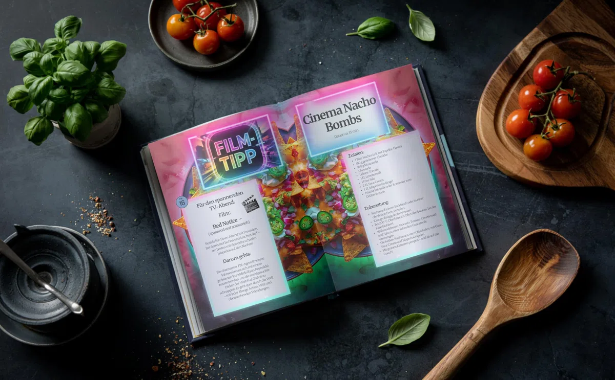 Kochbuch für Teenager – Cook & Chill, das perfekte Geschenk für Teenager: 90 leckere Rezepte inklusive aktueller Filmtipps mit den beliebtesten ... farbig illustriert im großen Geschenkformat