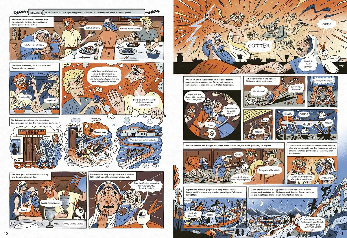 Mythen, Götter und Gladiatoren im Alten Rom: Kindercomic ab 8 Jahren über römische Mythologie, Gladiatoren, Kaiser & das Leben im Imperium Romanum
