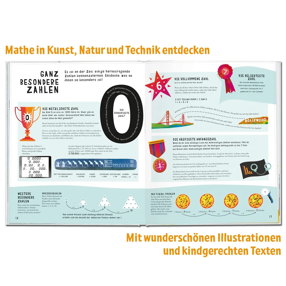 moses. Das große Buch der Mathematik – Abenteuer in der Welt der Formen und Zahlen | Spannendes Kindersachbuch über Geometrie, Algebra und Co. | Für Kinder ab 8 Jahren