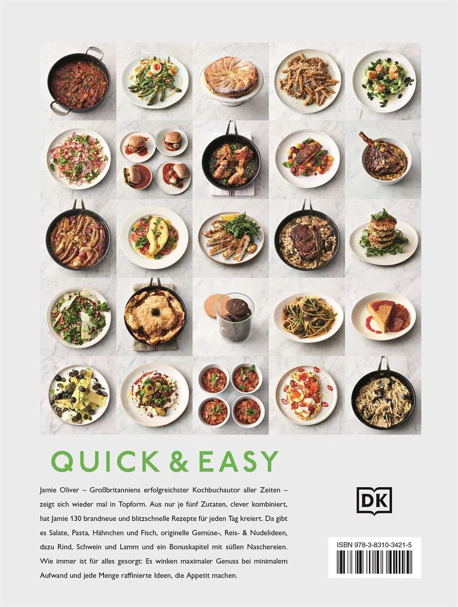 Jamies 5-Zutaten-Küche: Quick & Easy.