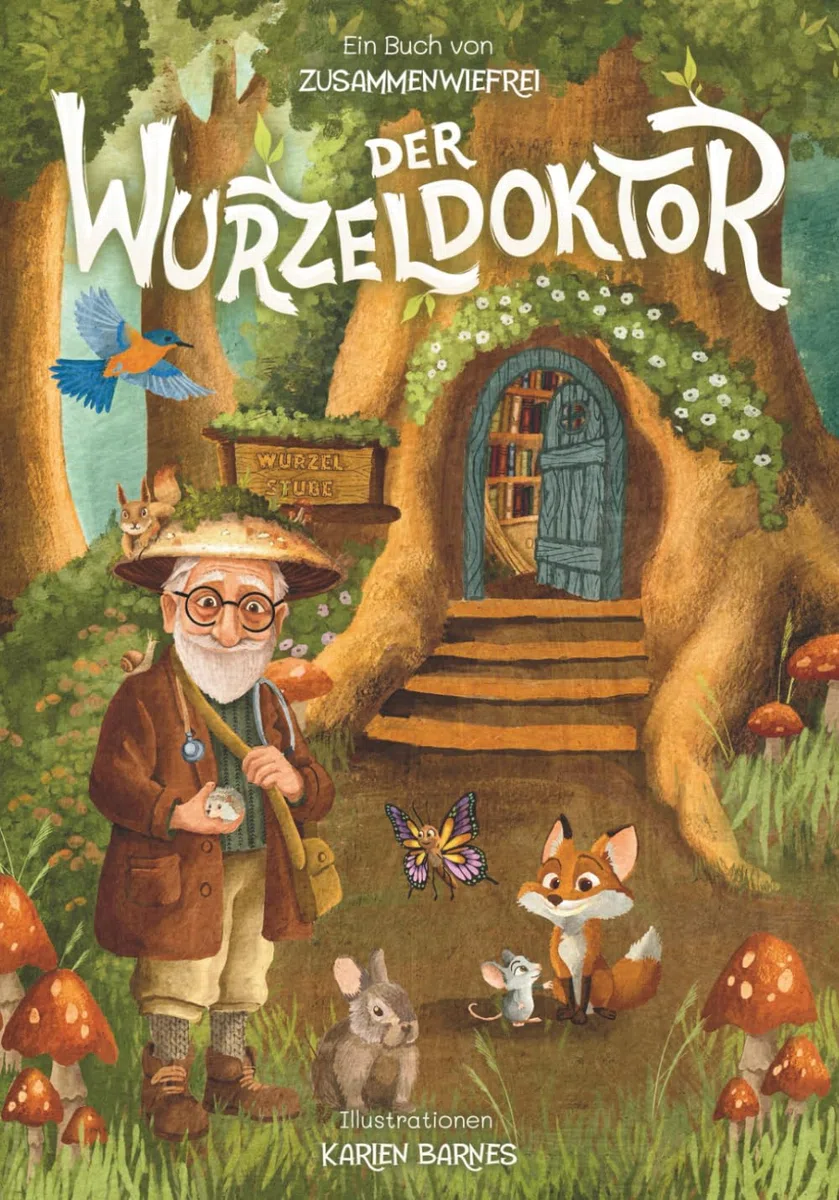 Der Wurzeldoktor: Kurzgeschichten über Achtsamkeit, Mut & innere Stärke: Ein Vorlesebuch über Waldtiere mit liebevollen Botschaften für Kinder ab 4 Jahren. inkl. Reflexionsfragen