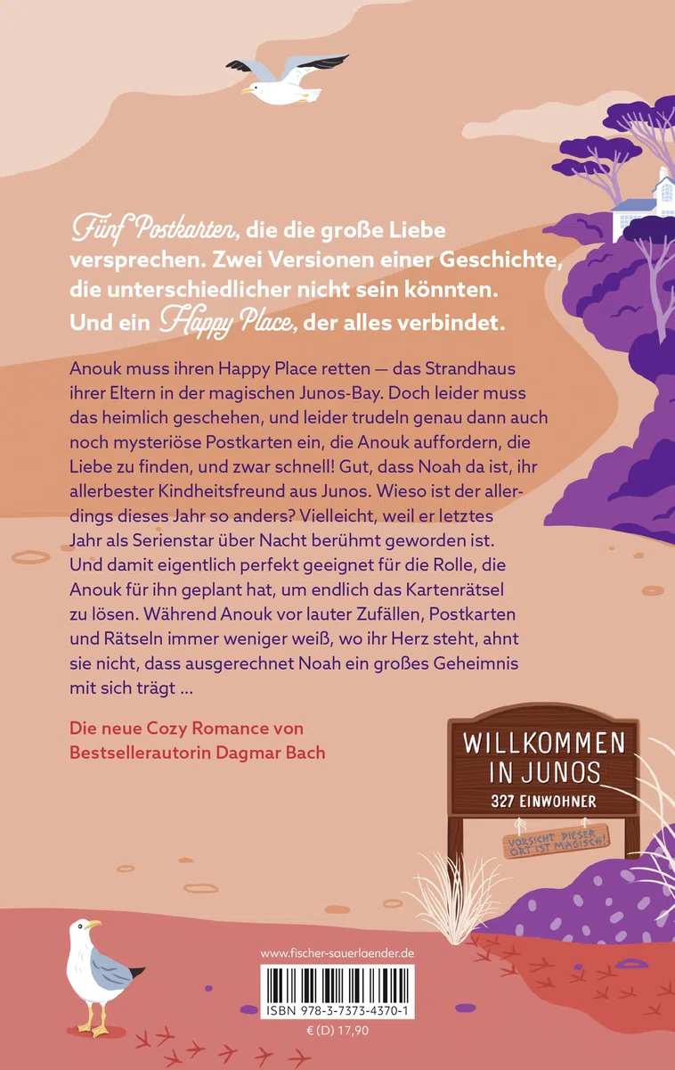 Happy – Wo du mich findest: Neue Feelgood-Romance von "Zimt"-Autorin Dagmar Bach: Rom-Com at its best mit einem Hauch Magie (Junos Bay, Band 1)