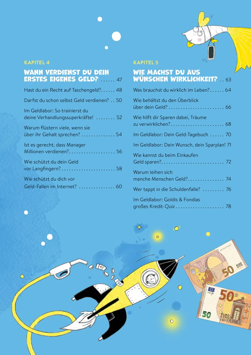 Von Geld, Gold und Guppys - Finanzbildung für Kinder und Jugendliche: Wie aus deinem Taschengeld ein ganzer Schatz wird I Rätseln, ausmalen, mitmachen! | Finanzwissen für Kinder