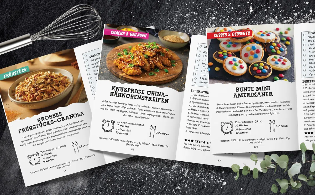 Das 10-Minuten Airfryer Kochbuch: Wenn's mal wieder schnell gehen muss. Für jeden Hunger die passende Idee.