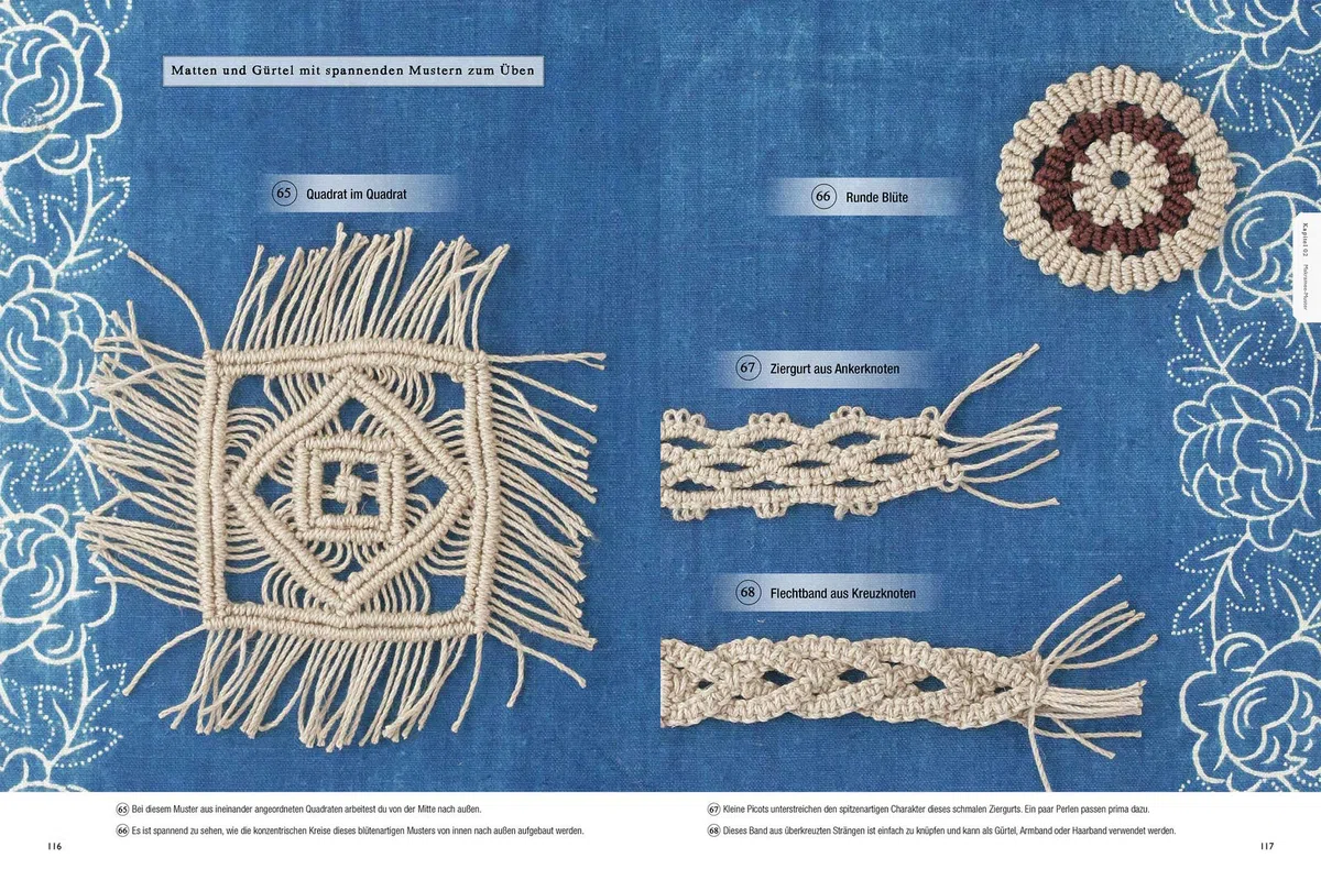 Makramee - Das große Buch der Muster: Über 70 verschiedene Knoten und Muster - mit 33 DIY-Projekten